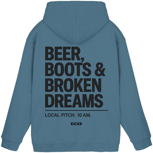 Beer, Boots & Broken Dreams - Basic Unisex Hoodie