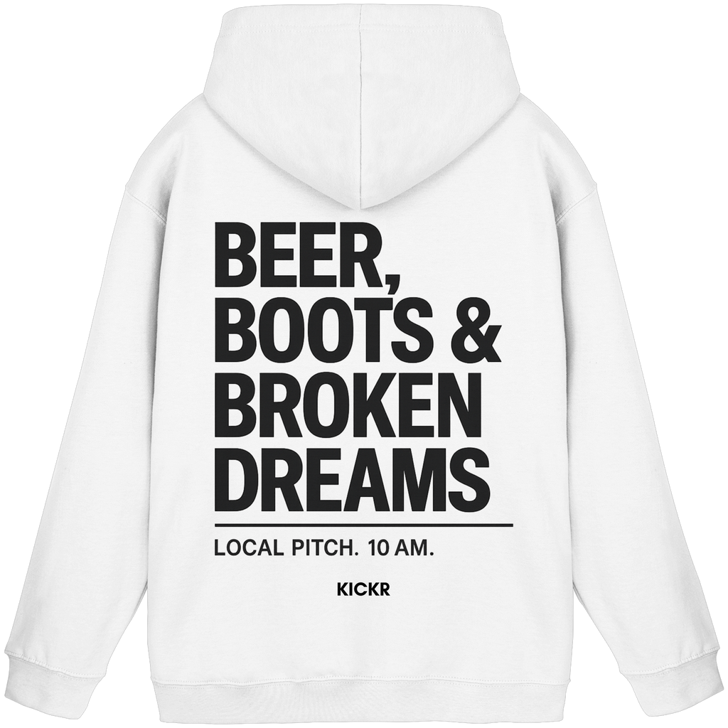 Beer, Boots & Broken Dreams - Basic Unisex Hoodie