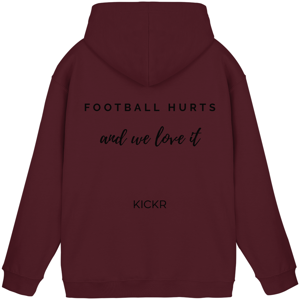 Football hurts - and we love it - Hoodie