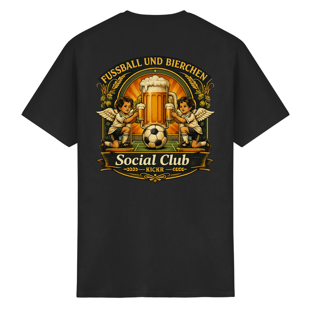 Fussball und Bierchen - T-Shirt