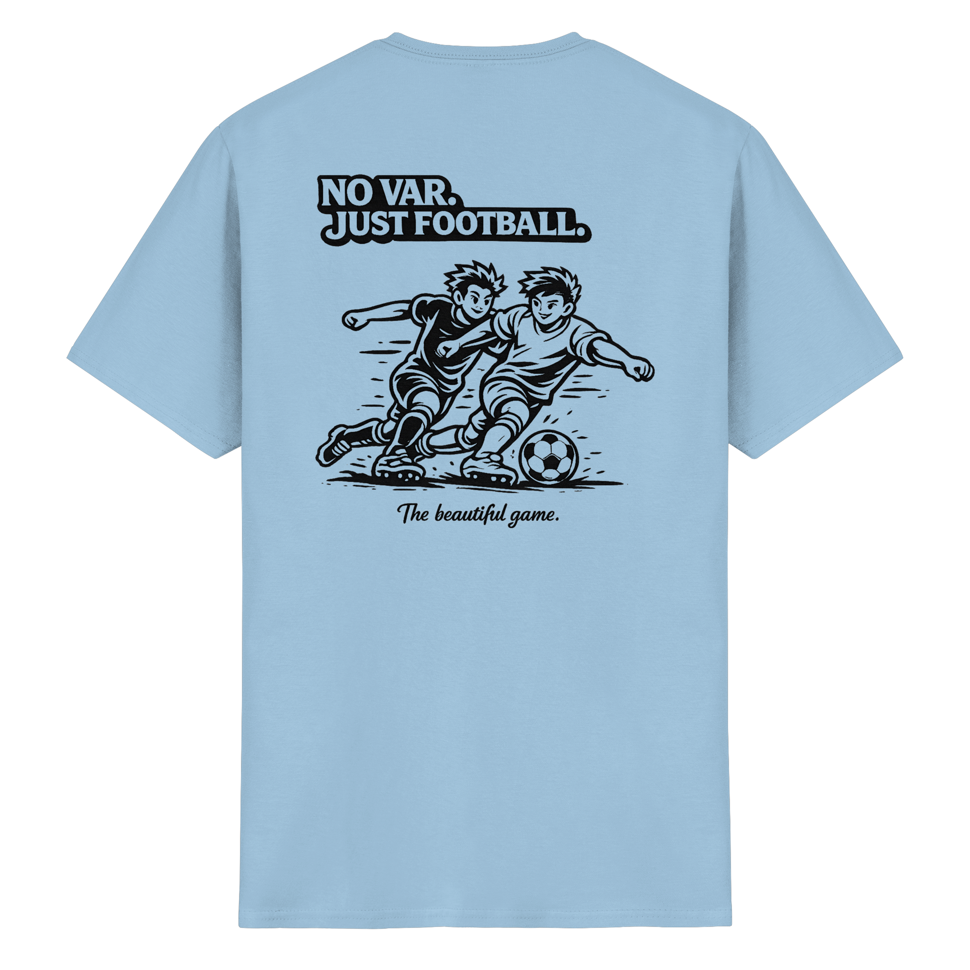 NO VAR - JUST FOOTBALL - T-Shirt