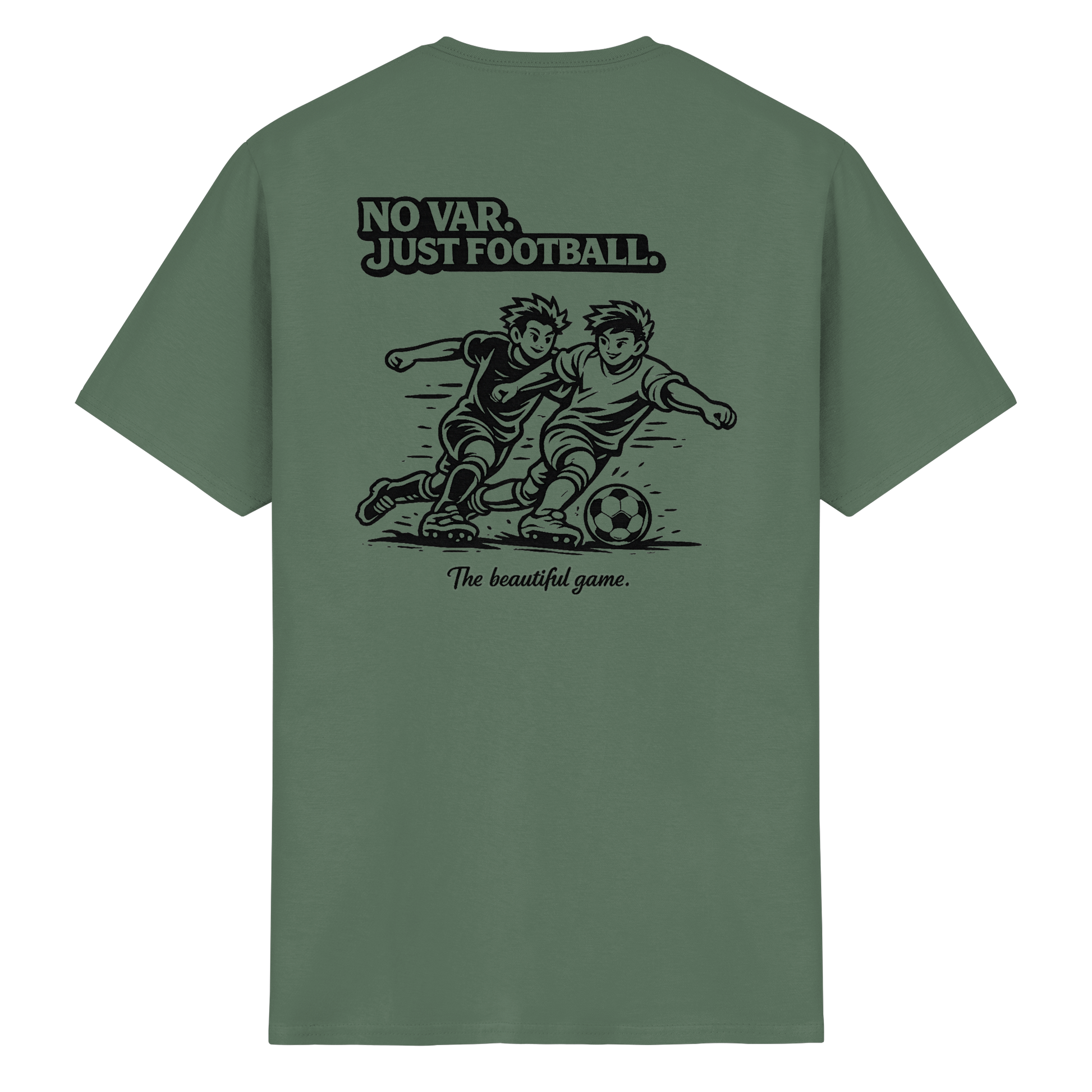NO VAR - JUST FOOTBALL - T-Shirt