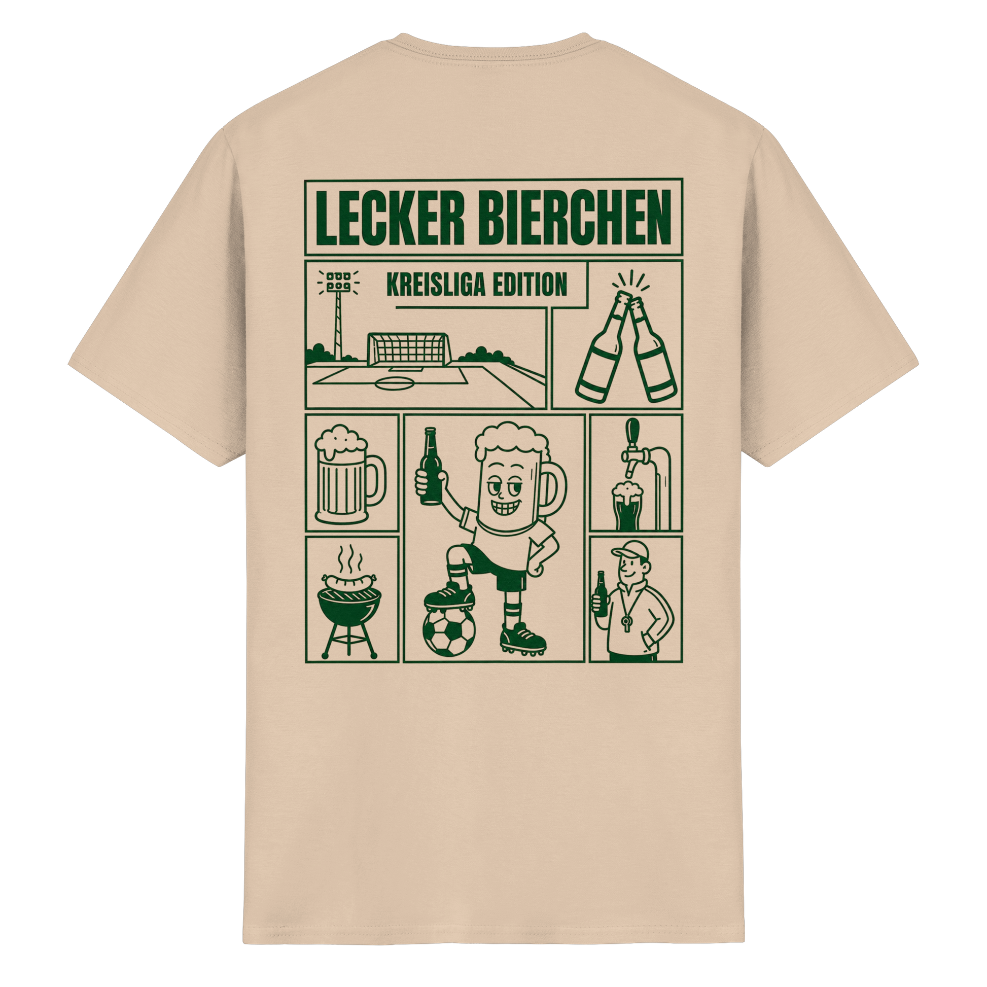 Lecker Bierchen - Kreisliga Edition - T-Shirt
