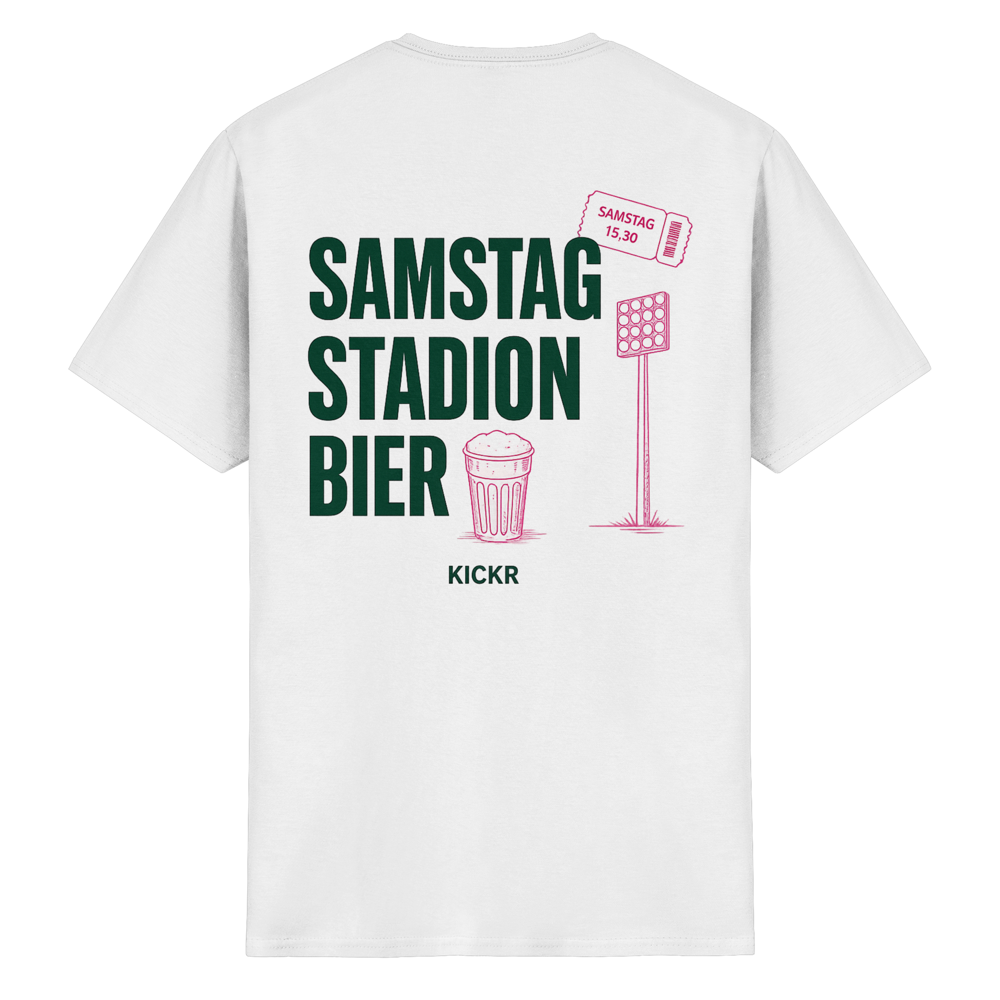 Samstag. Stadion. Bier. - T-Shirt