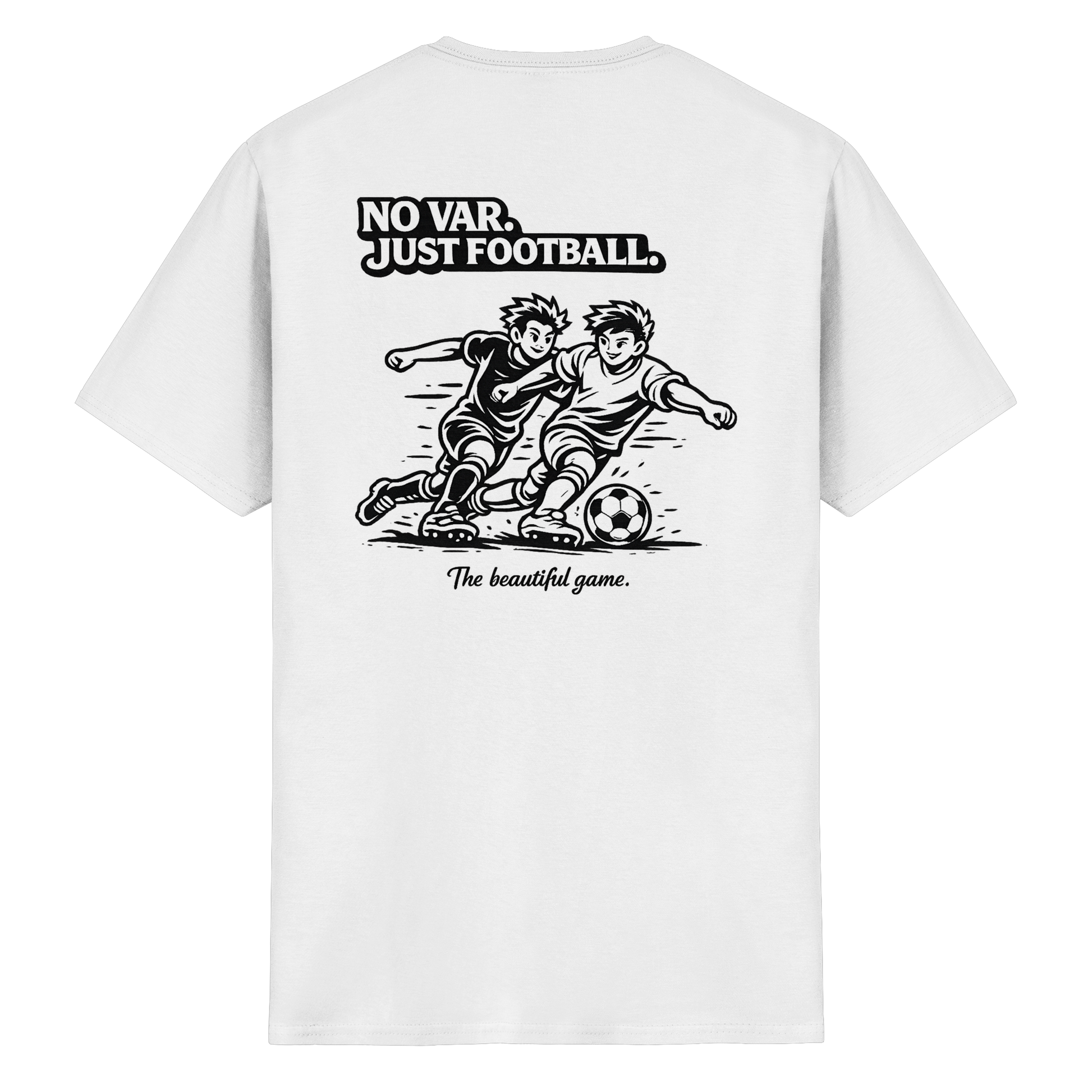 NO VAR - JUST FOOTBALL - T-Shirt