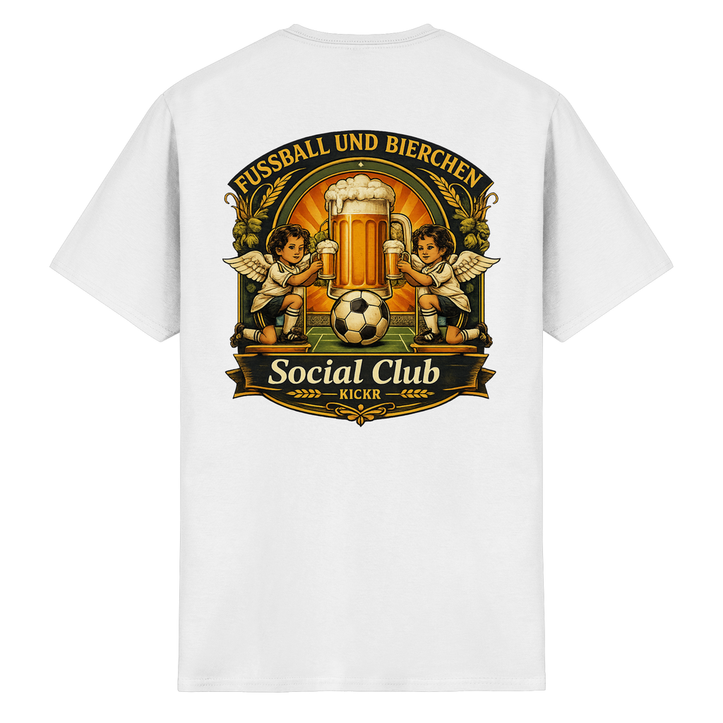 Fussball und Bierchen - T-Shirt